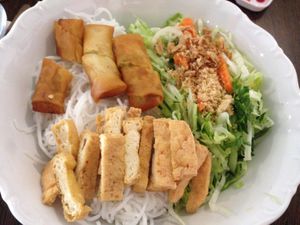 delicious noodle dish at DO's in Stuttgart