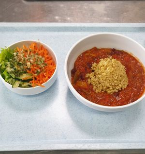 Chili sin carne at Mensa in Saarbrucken