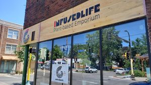 Exterior, June 2021. at Infusedlife Plant Based Emporium in Minneapolis
