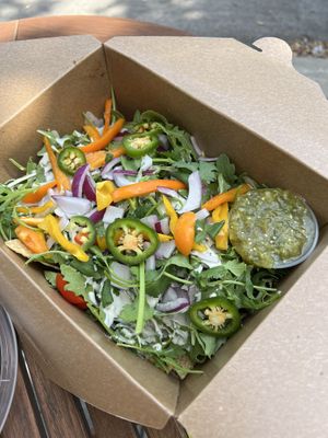 vegan loaded nachos w chilli 😍 so bomb at Infusedlife Plant Based Emporium in Minneapolis