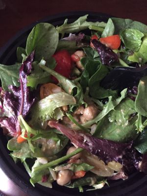 Jerked chickpea salad at Infusedlife Plant Based Emporium in Minneapolis