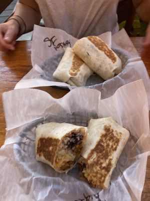 Just ask for no dairy and you’re good to go at The Burrito Bar at Breeze Hill in Lansing