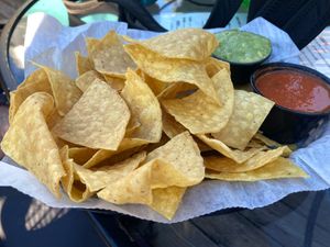 Chips and salsa  at The Burrito Bar at Breeze Hill in Lansing