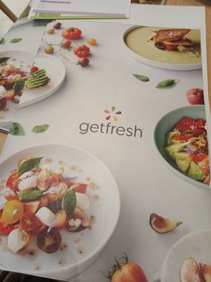 Menu at Get Fresh in Bangkok