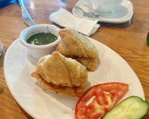 samosas  at Koktem in Astana