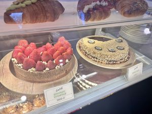 vegan cakes  at Koktem in Astana