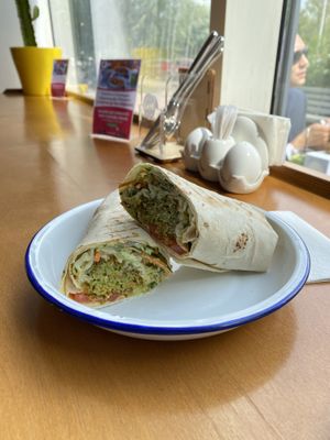 Falafel 🧆 wrap at Koktem in Astana