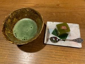 Matcha and Japanese sweets at Kaizuiji in Nagoya