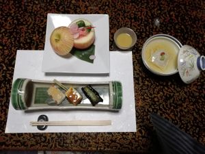 Assorted Shoujin Ryouri  at Yunoshimakan in Gero