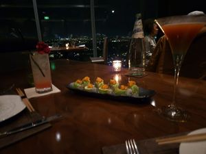 Spicy avocado roll (not spicy) at Ascend in Bellevue