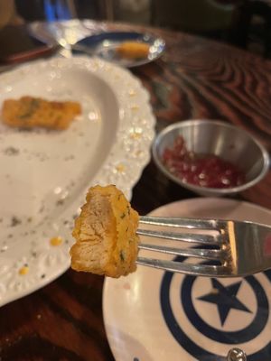 Close-up chicken tender  at Mr. Lee in Seoul