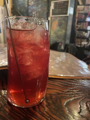 Peach cocktail   at Mr. Lee in Seoul