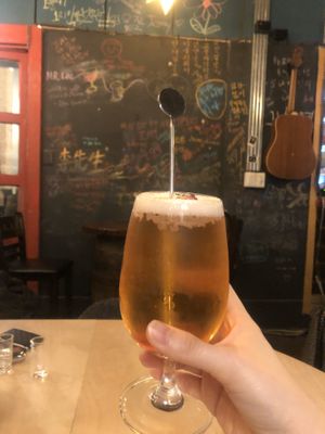Flower beer at Mr. Lee in Seoul