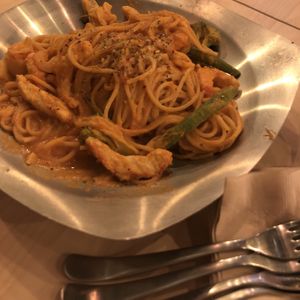 Vegan rose pasta at Mr. Lee in Seoul