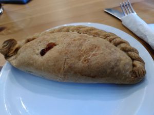 Thai curry pasty (December 2023) at Naturally Scrumptious in Aberaeron