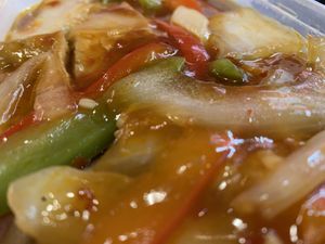 Tofu szechuan   at Yummy Cottage in Newcastle Upon Tyne