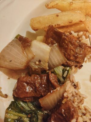 Vegan duck at Yummy Cottage in Newcastle Upon Tyne