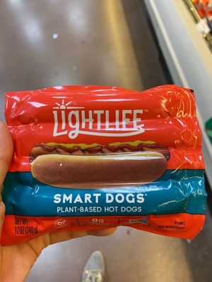 Vegan hot dogs  at Trader Joe's in West Los Angeles