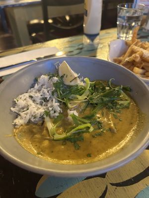 Sri Lankan curry  at Lounges - Navarro Lounge in Manchester