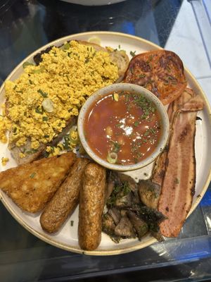 vegan breakfast, ~£15  at Heisenberg Coffee Co in Richmond