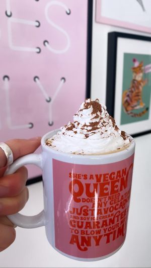 Hot chocolate  at The Superfood Bowl in Cleckheaton