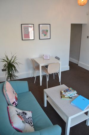 Upstairs seating are at The Superfood Bowl in Cleckheaton