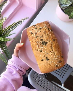 Banana bread loaf  at The Superfood Bowl in Cleckheaton