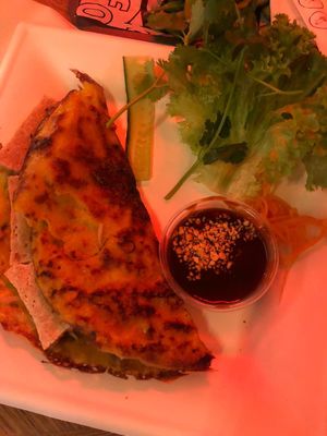 Banh xeo [:(] hoisin was good at Foodhallen in The Hague