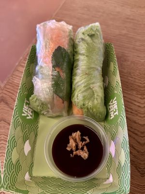 Spring rolls  at Foodhallen in The Hague