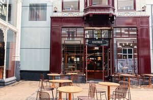 Entrance  at Foodhallen in The Hague
