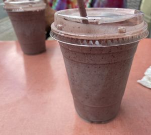 Brewberry Smoothing (blueberry, banana, espresso, vanilla)  at The Plant Based & Juice Bar in Danville