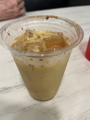 Golden milk — delicious  at The Plant Based & Juice Bar in Danville