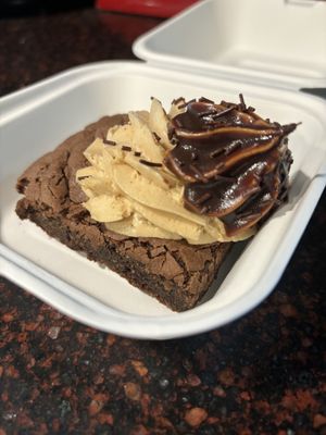 Brownie with pb mousse  at The Plant Based & Juice Bar in Danville