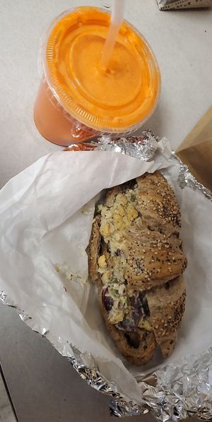 chickpea croissant at The Plant Based & Juice Bar in Danville