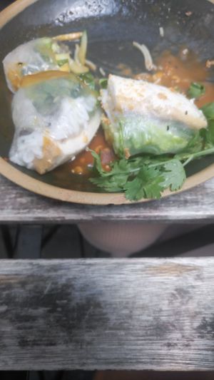 Vegane Sommerrollen mit Tofu und Seitan at Pho in Berlin