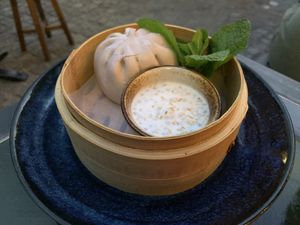 Taro dream as dessert! at Pho in Berlin