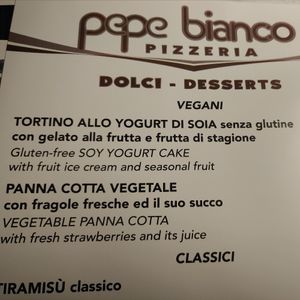 Vegane Desserts at Pepe Bianco in Salo