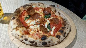 Pepperoni pizza at Marley's Pizza in Clitheroe