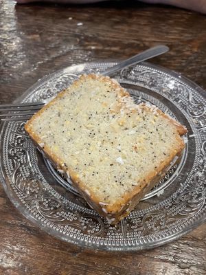 Lemon cake   at Revolver in Vancouver