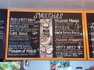 Smoothies ! 🍑  at Cafe Dolce in Solvang