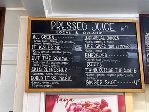 Fresh pressed juices 🥤   at Cafe Dolce in Solvang