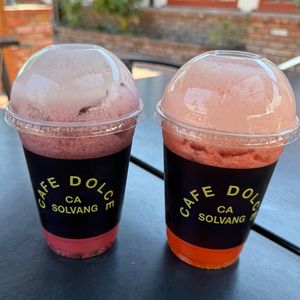 lemonades   at Cafe Dolce in Solvang