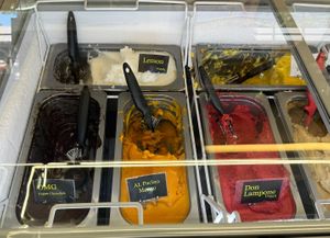 vegan gelatos   at Cafe Dolce in Solvang