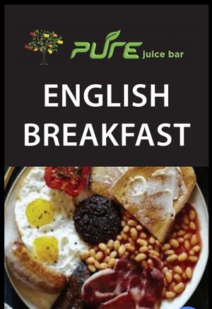 English breakfast club at Pure in Hurghada