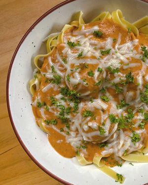 Pasta Aurora at Mr Veggie San Pedro in San Pedro