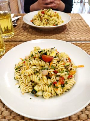 Pasta salad at Shanti in Braga