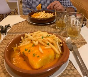 Francesinha   at Shanti in Braga