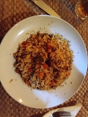 Arroz amigo do pato at Shanti in Braga