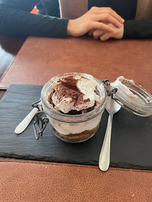 Tiramisù at Il Pangolino in Casale Monferrato