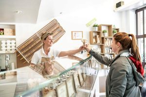 Gelateria Ciocolat at Ciocolat Oltre il Gelato in Toscolano Maderno